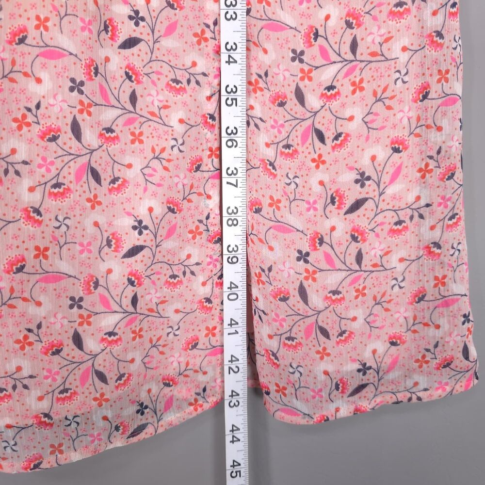 BODEN Jane Milkshake Pink Floral Dress Petite 4 Short Sleeve Knee Midi Women’s - Picture 4 of 11